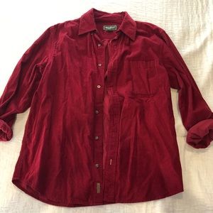 Eddie Bauer Corduroy Button up
